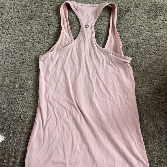 Pink Lululemon Racerback Tank Top - Picture 2 of 2